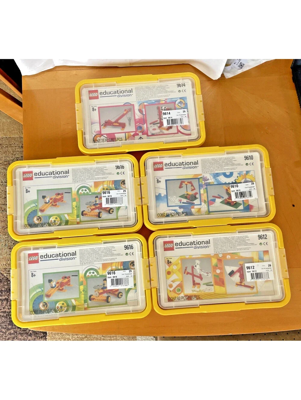 Lot of 5 Vintage 1993 LEGO Dacta Early Simple Machines Educational Bundles